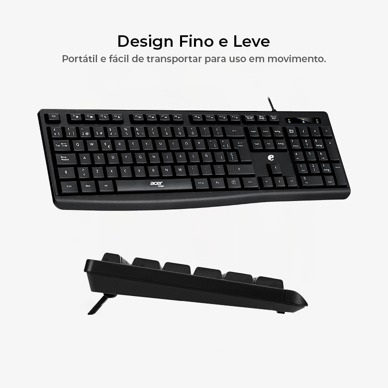 KIT ACER TECLADO E MOUSE - EAK040